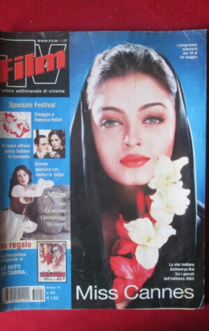FILM TV 20 2003 FEDERICO FELLINI SEAN PENN PAOLA CORTELLESI AISHWARYA RAI [TR29]