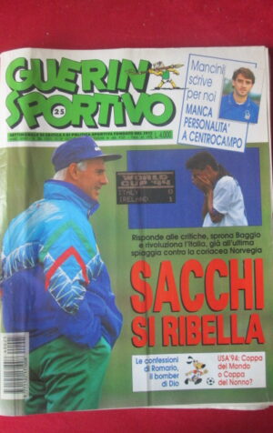 GUERIN SPORTIVO 25 SACCHI MANCINI ROBERTO BAGGIO [TR29]