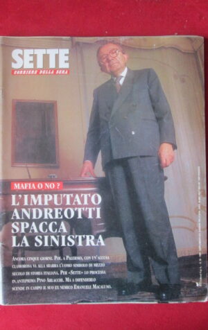 SETTE CORRIERE DELLA SERA 38 1995 BILL GATES ANDREOTTI JIMI HENDRIX [TR29]