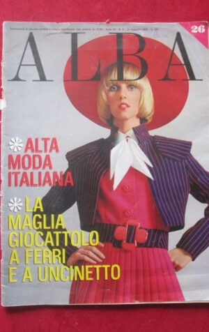 ALBA 9 1972 ENRICO MARIA SALERNO + INSERTO QUADERNI D'ORO [TR29]