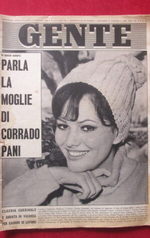 GENTE 4 1963 MOGLIE CORRADO PANI CLAUDIA CARDINALE GRETA GARBO [TR29]