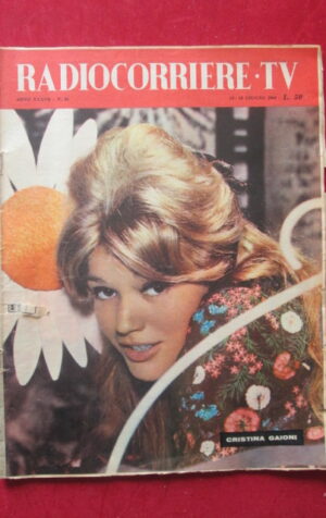 RADIOCORRIERE TV 24 1960 CRISTINA GAIONI GINO MAVARA PAOLO LEVI [TR29]