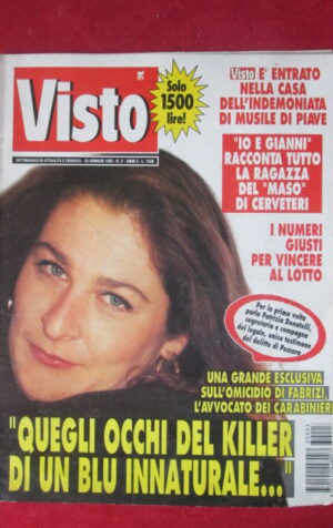 VISTO 3 1993 PATRIZIA DONATELLI ROBERTO SPRAGA [TR29]