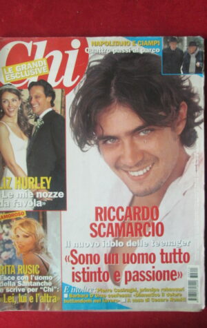 CHI 11 2007 RICCARDO SCAMARCIO LIZ HURLEY RITA RUSIC CLAUDIA PANDOLFI [TR29]