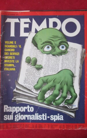 TEMPO 37 1976 STEPHEN ROSEN SERVIZI SEGRETI E STAMPA ITALIANA [TR29]