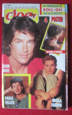 CIOE 41 1992 POSTER RONN MOSS PAOLO VALLESI NICOLA FARRON [MV22A]