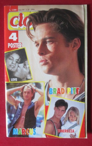 CIOE 21 1993 POSTER BRAD PITT MARCUS TOM CRUISE CHRISTIAN SLATER  [MV22A]
