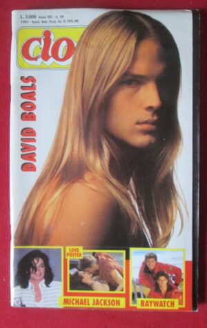 CIOE 18 1993 POSTER DAVID BOAOLS MICHAEL JACKSON BAYWATCH  [MV22A]