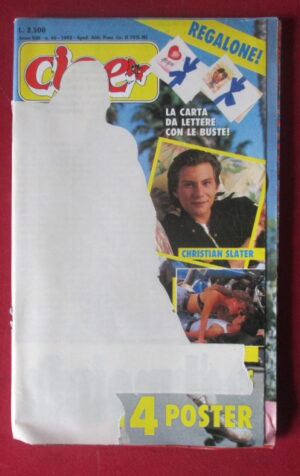 CIOE 46 1992 POSTER CHRISTIAN SLATER E MADONNA  - TOM CRUISE [MV22A]