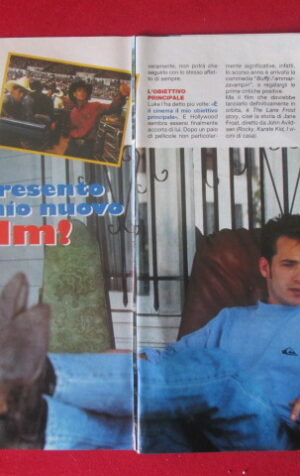 CLIPPING RITAGLIO LUKE PERRY 1993  - 4 FACCIATE  [MV19M-7]