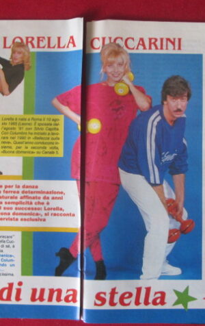 CLIPPING RITAGLIO LORELLA CUCCARINI 1993 - 4 FACCIATE [MV19M-7]