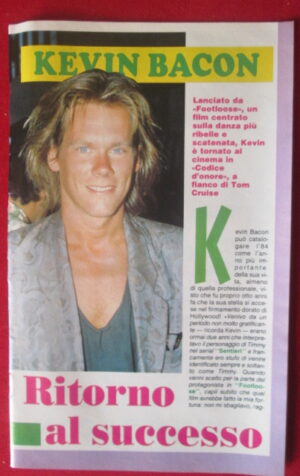 CLIPPING RITAGLIO KEVIN BACON 1993 - 2 FACCIATE  [MV19M-7]