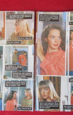 CLIPPING RITAGLIO ILARIA GALASSI 1992 FOTOROMANZO  [MV19M-7]