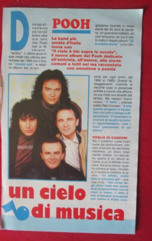 CLIPPING RITAGLIO POOH 1992 - 2 FACCIATE  [MV19M-7]