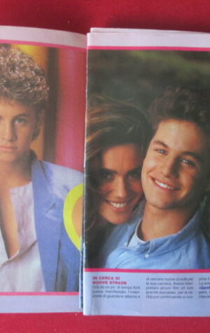 CLIPPING RITAGLIO KIRK CAMERON 1992 - 6 FACCIATE  [MV19M-7]