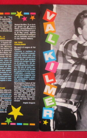 CLIPPING RITAGLIO VAL KILMER - 1992 4 FACCIATE  [MV19M-7]