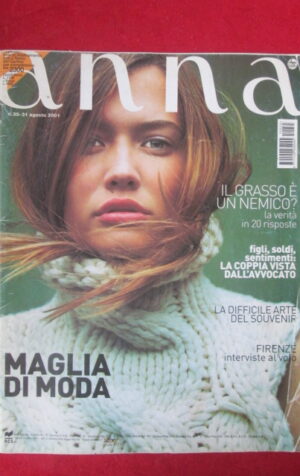 ANNA 35 2001 RIVISTA DI MODA FEMMINILE [Q36]
