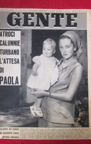 GENTE 29 1963 PAOLA DI LIEGI CATHERINE SPAAK CAROLYN JONES FELLINI [Q36]