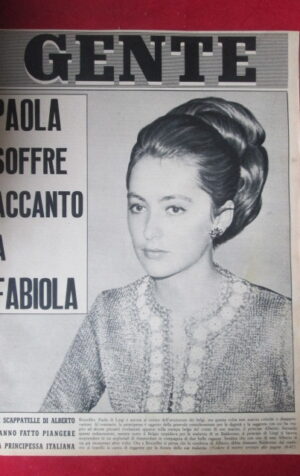 GENTE 11 1965 PAOLA DI LIEGI JOHN WAYNE ROMY SCHNEIDER AGNES SPAAK [Q36]