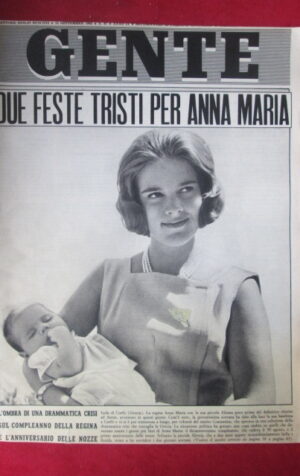GENTE 37 1965 REGINA ANNA MARIA ERMANNO OLMI AGA KHAN SEAN CONNERY [Q36]