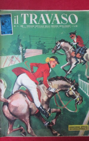 IL TRAVASO 17 1958 CON FUMETTO JACOVITTI [Q36]