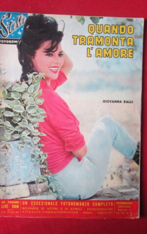 STELLE FOTOROMANZI 41 1963 GIOVANNA RALLI [Q36]