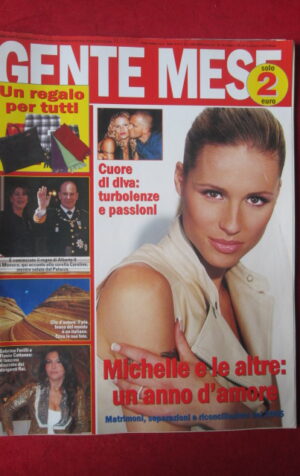 GENTE MESE 12 2005 MICHELLE HUNZIKER SABRINA FERILLI ALBERTO DI MONACO [Q36]
