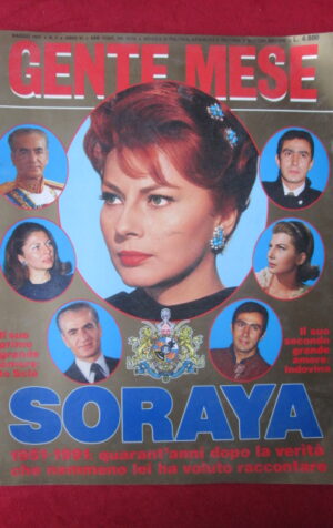 GENTE MESE 5 1991 SORAYA DI PERSIA RICHARD HARRIS [Q36]