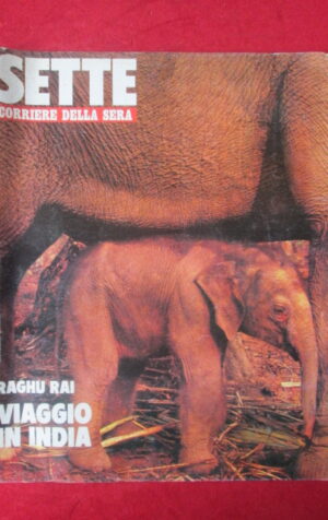 SETTE CORRIERE DELLA SERA 36 1992 RAGHU RAI CLAUDIO BAGLIONI [Q36]