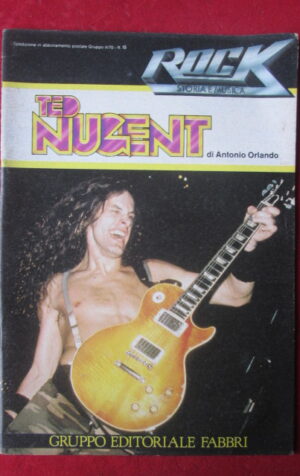 POCKET BOOK 1983 ROCK STORIA E MUSICA TED NUGENT [Q36]