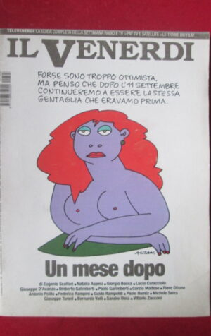 IL VENERDI 708 2001 CARLO GIULIANI PAULINA RUBIO ANDREA DE CARLO [Q39]