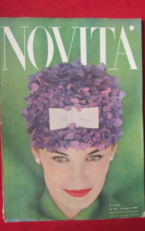 NOVITA 75 1957 INSERTO CENTRO RICAMATO PER COPRIVASSOIO [Q39]