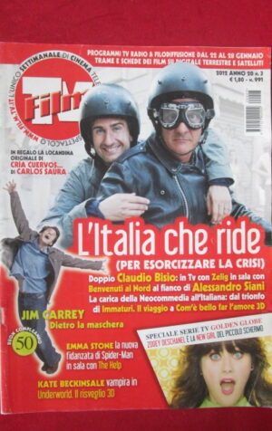 FILM TV 3 2012 CLAUDIO BISIO ALESSANDRO SIANI JIM CARREY [Q39]