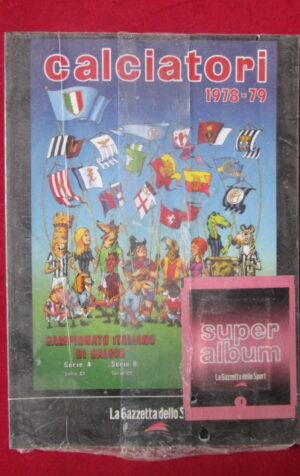 ALBUM CALCIATORI 1978-79 BLISTERATO CON UNA BUSTINA IN REGALO [Q39]