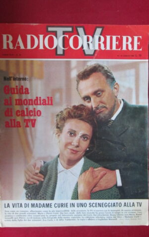 TV RADIOCORRIERE 28 1966 NAZIONALE ITALIA GASSMAN CORRADO MONDAINI [G64]