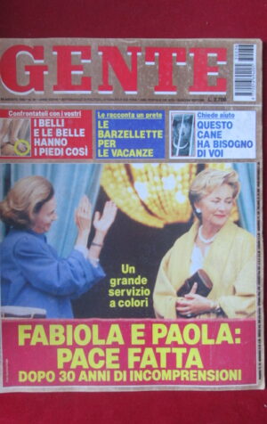GENTE 36 1993 RONALD CHAPPELL SOFIA LOREN MICKEY ROONEY DITA PIEDI [G64]