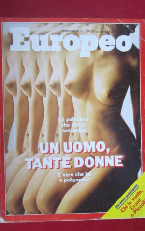 EUROPEO 39 1981 CRAXI PATRIZIA NANETTI ANAN KANASIS  [G64]