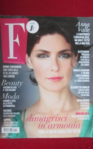 F EFFE 14 2013 ANNA VALLE ALESSAN PREZIOSI ELISABETTA CANALIS JUSTIN BIBER [G64]