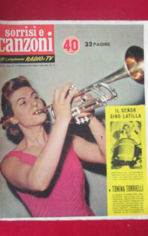SORRISI E CANZONI 50 1958 GINO LATILLA TONINA TORRIELLI [G64]