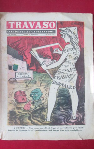 IL TRAVASO 30 1952 SETTIMANALE UMORISTICO [G64]