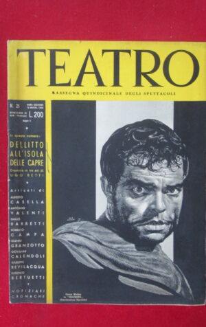 TEATRO 21 1950 ORSON WELLES ALBERTO CASELLA ROBERTO CAMPA [G64]
