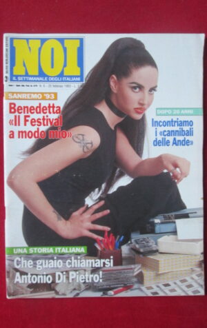 NOI RIVISTA 6 1993 WHITNEY HOUSTON ALBERTO MONACO BENEDETTA MAZZINI [G64]