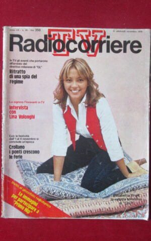TV RADIOCORRIERE 44 1976 LINA VOLONGHI ELISABETTA VIRGILI [G64]