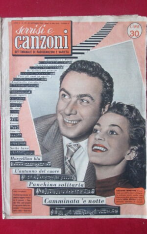 SORRISI E CANZONI 27 1953 LUCIANO BENEVENE LUISA RIVELLI [G64]