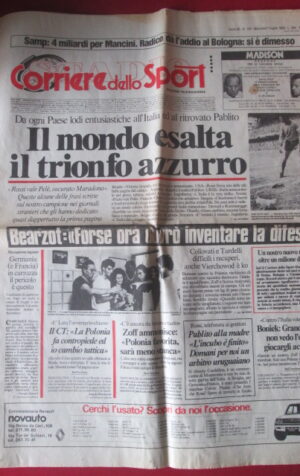 CORRIERE DELLO SPORT 07-07-1982 ITALIA BRASILE 3-2 [GS46]