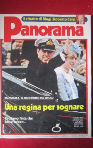 PANORAMA 798 1981 ROBERTO CALVI SPECIALE MATRIMONIO LADY DIANA [M5D]
