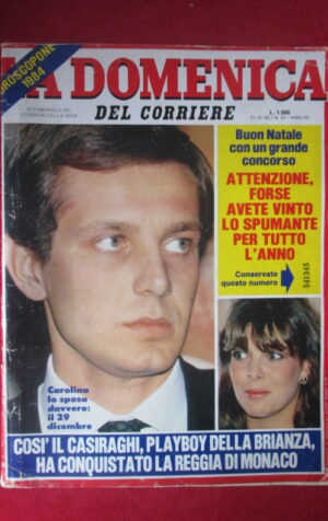 DOMENICA DEL CORRIERE 53 1983 CAROLINA DI MONACO ZICO DINO SARTI [M5D]