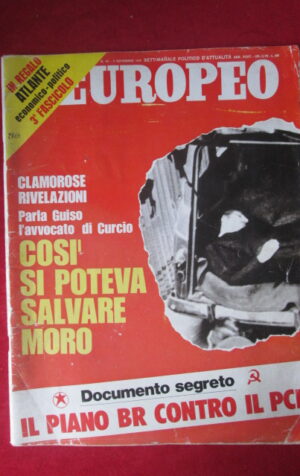 EUROPEO 44 1978 DOSSIER OMICIDIO CASO MORO PAPA WOJTYLA [M5D]