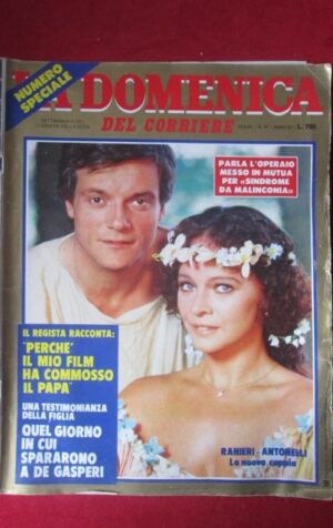 DOMENICA DEL CORRIERE 37 1981 RANIERI ANTONELLI STEPHANIE DI MONACO [M5D]