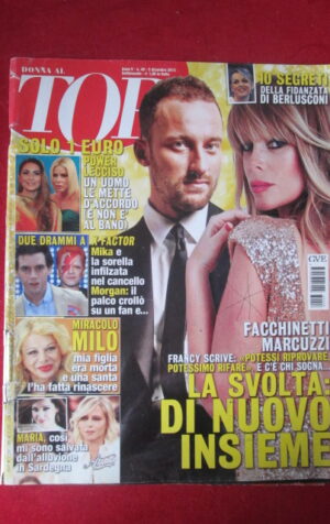 DONNA AL TOP 48 2013 ROMINA POWER LECCISO DE FILIPPI FACCHINETTI MARCUZZI [M5D]